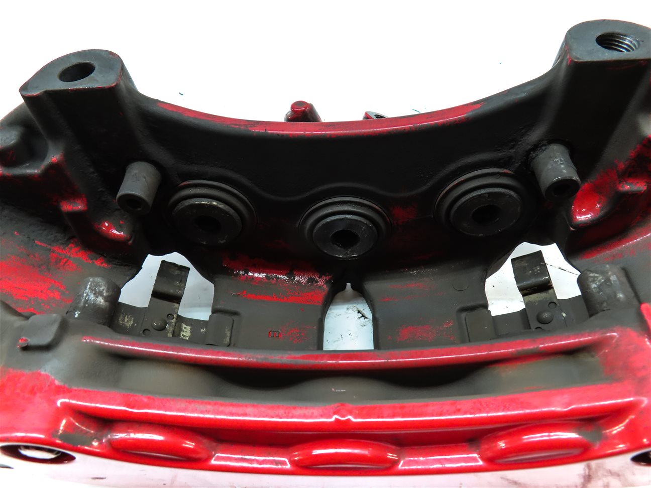 Thumbnail 9: 11-18 PORSCHE CAYENNE (958) TURBO FRONT & REAR BREMBO BRAKE CALIPER SET 4 (RED)