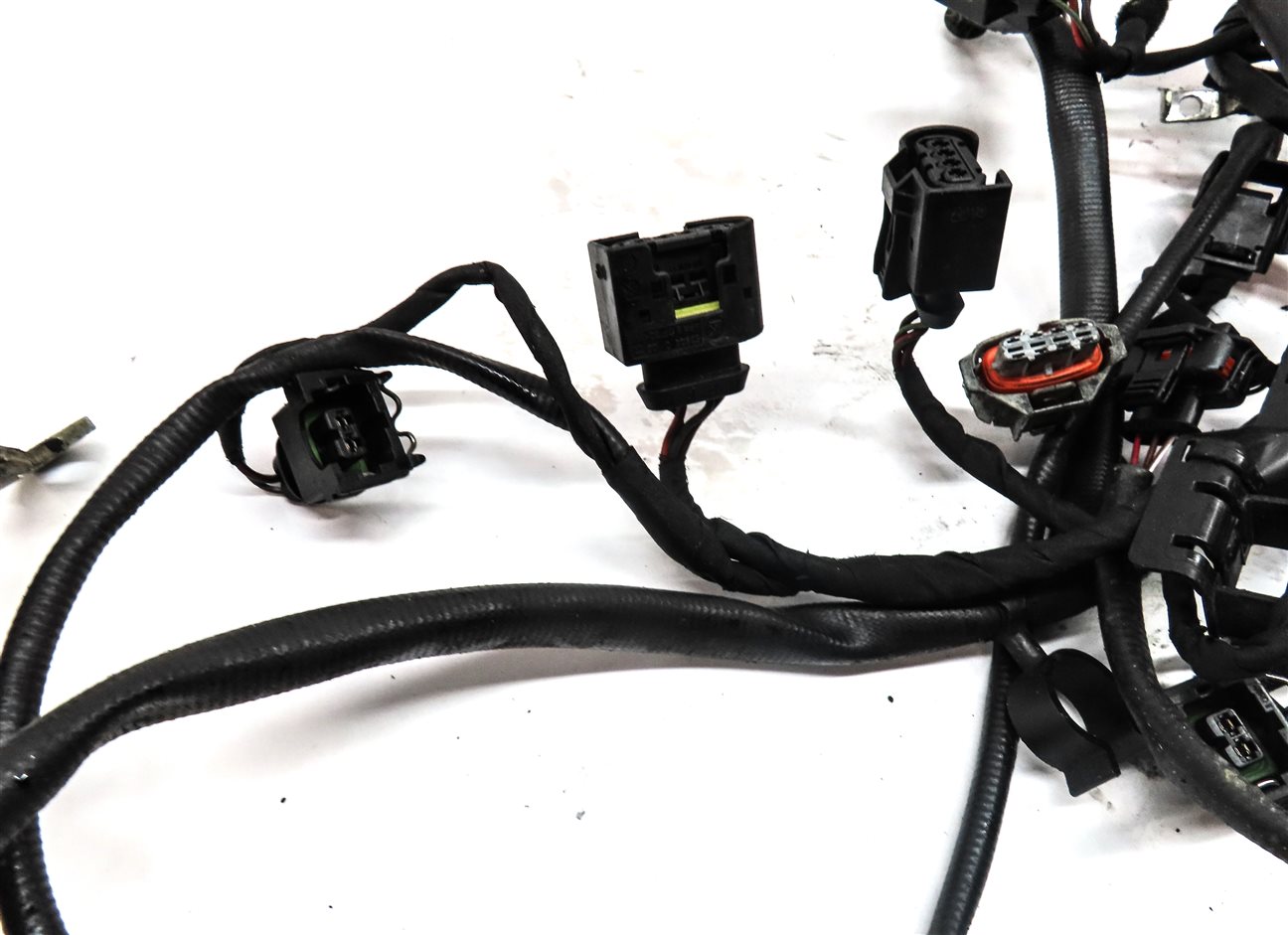 Thumbnail 5: 2011 PORSCHE CAYENNE (958) 4.8L (M48.52) TURBO ENGINE WIRE WIRING HARNESS