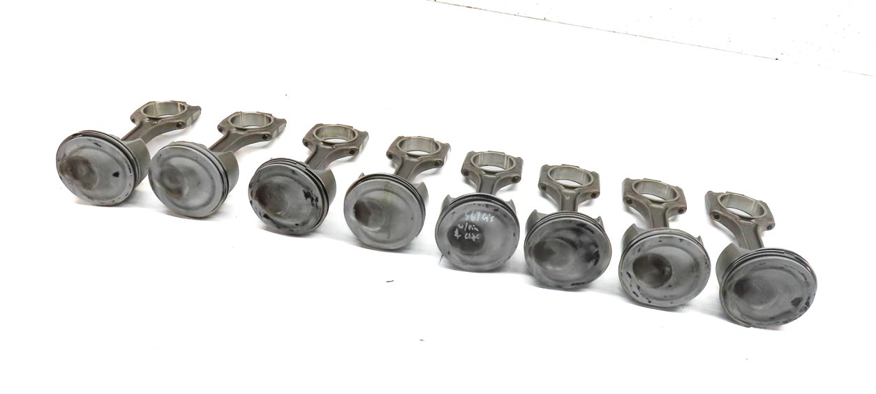 2008-2012 PORSCHE CAYENNE PANAMERA (957 970 G1) 4.8L TURBO PISTON w/ ROD SET 8