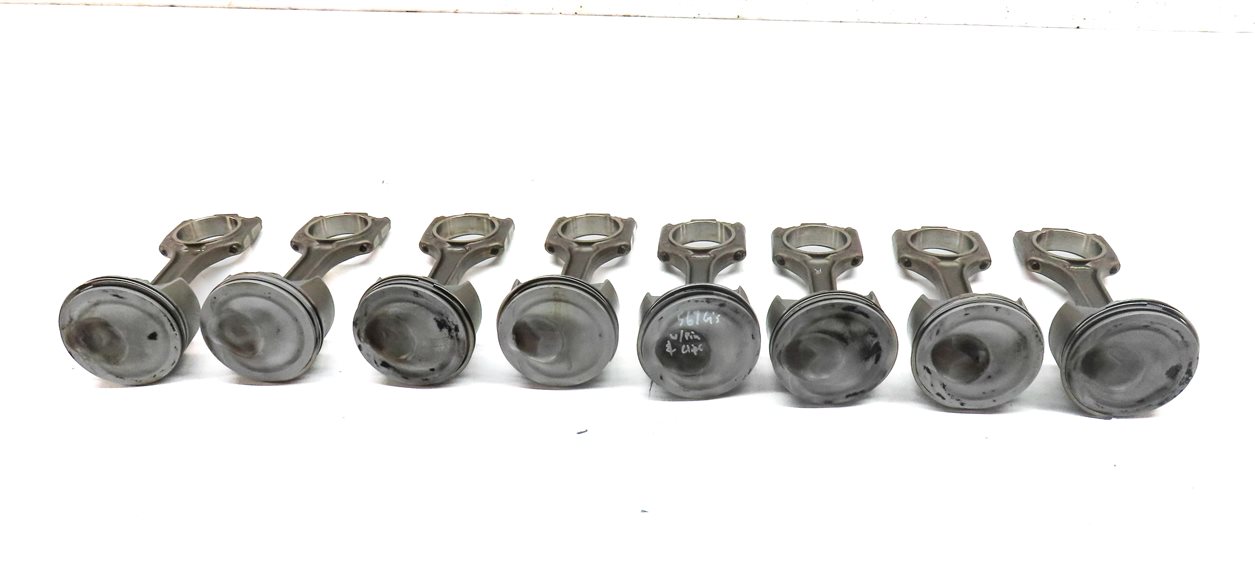 Thumbnail 2: 2008-2012 PORSCHE CAYENNE PANAMERA (957 970 G1) 4.8L TURBO PISTON w/ ROD SET 8