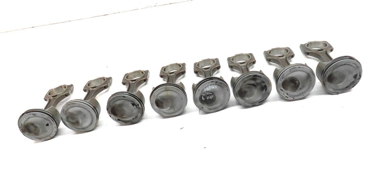 Thumbnail 3: 2008-2012 PORSCHE CAYENNE PANAMERA (957 970 G1) 4.8L TURBO PISTON w/ ROD SET 8
