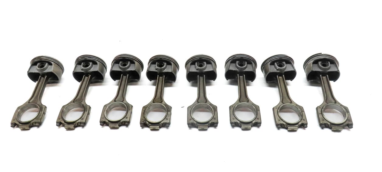 Thumbnail 4: 2008-2012 PORSCHE CAYENNE PANAMERA (957 970 G1) 4.8L TURBO PISTON w/ ROD SET 8