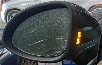 Thumbnail 2: 11-14 PORSCHE CAYENNE (958) LEFT - PFOLD AUTODIM BLIND SPOT DOOR MIRROR (Black)