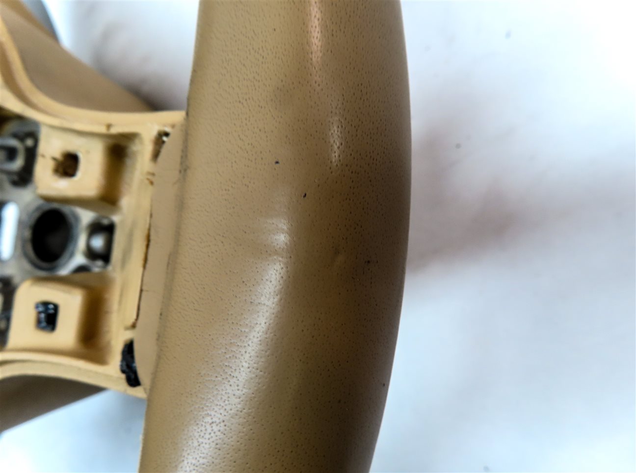 Thumbnail 8: 10-16 PORSCHE CAYENNE PANAMERA (958 970) 3-SPOKE STEERING WHEEL & PADDLE (Beige)