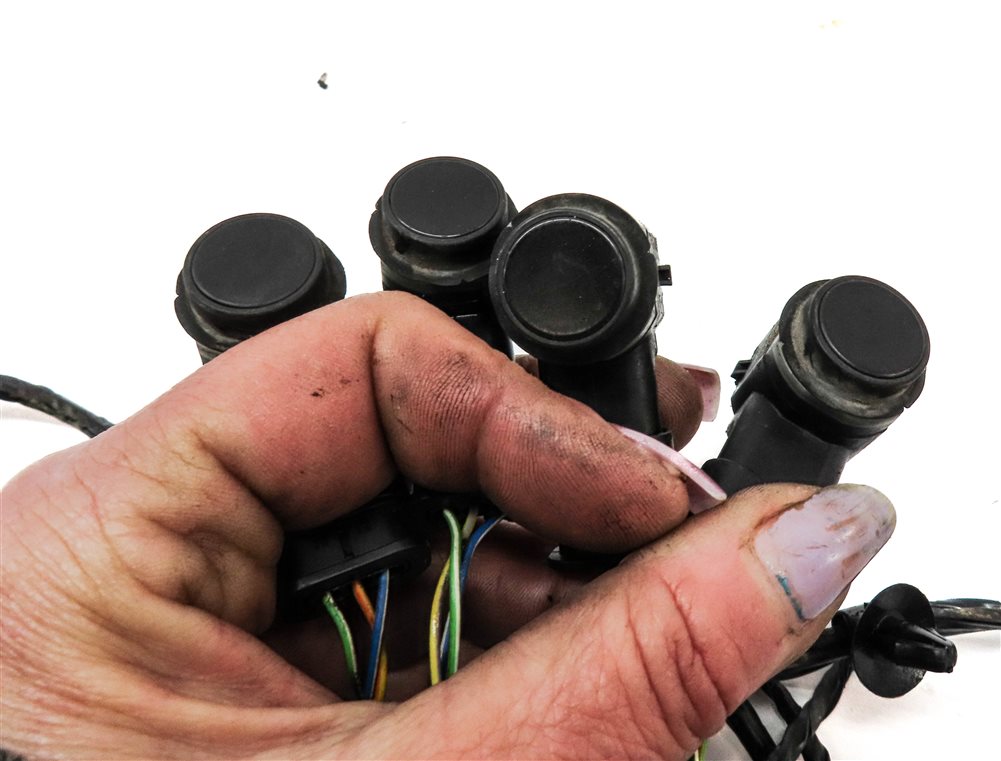 Thumbnail 5: 13 RANGE ROVER EVOQUE PURE+ (L538) REAR PARK ASSIST PDC SENSOR SET/4 w/ HARNESS