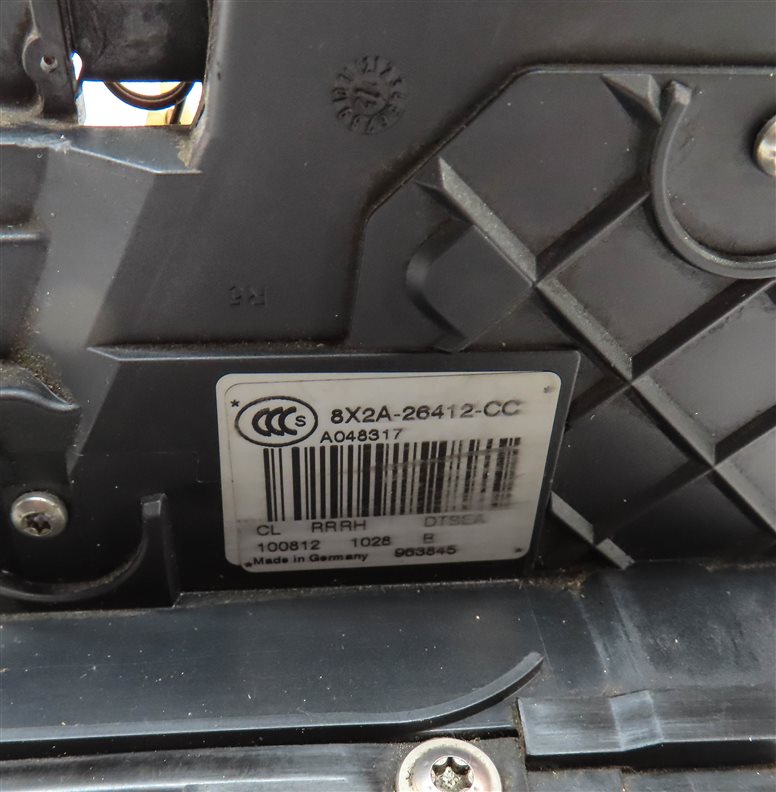 Thumbnail 7: 10-17 LR4 RANGE ROVER SPORT (L320) RIGHT REAR PASSIVE DOOR LOCK LATCH ACTUATOR
