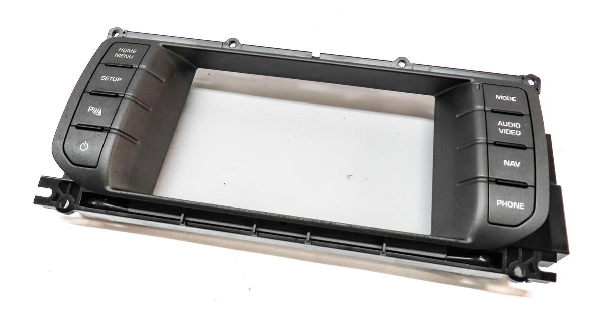 Thumbnail 1: 12-15 RANGE ROVER EVOQUE (L538) RADIO STEREO NAVIGATION SWITCH PANEL SCREEN TRIM