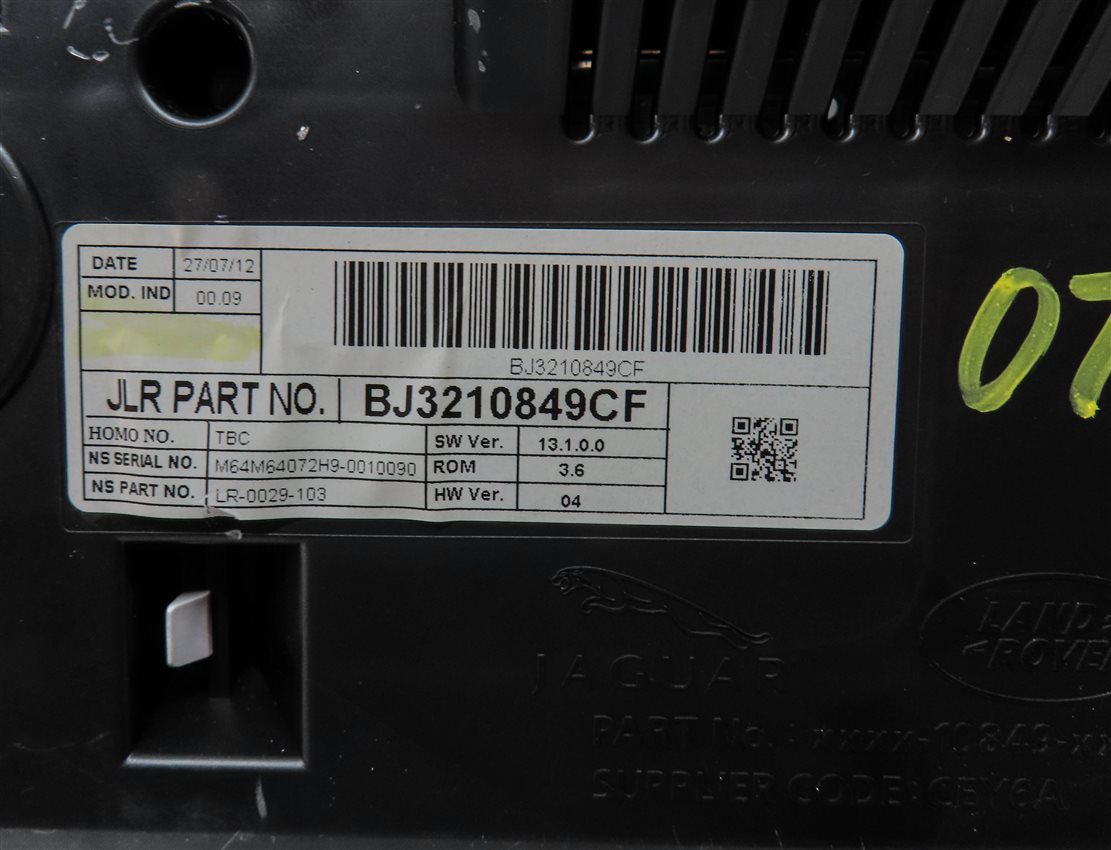 Thumbnail 21: 12-13 RANGE ROVER EVOQUE (L538) 2.0L TURBO ENGINE ECM IMMOBILIZER MODULE KEY SET