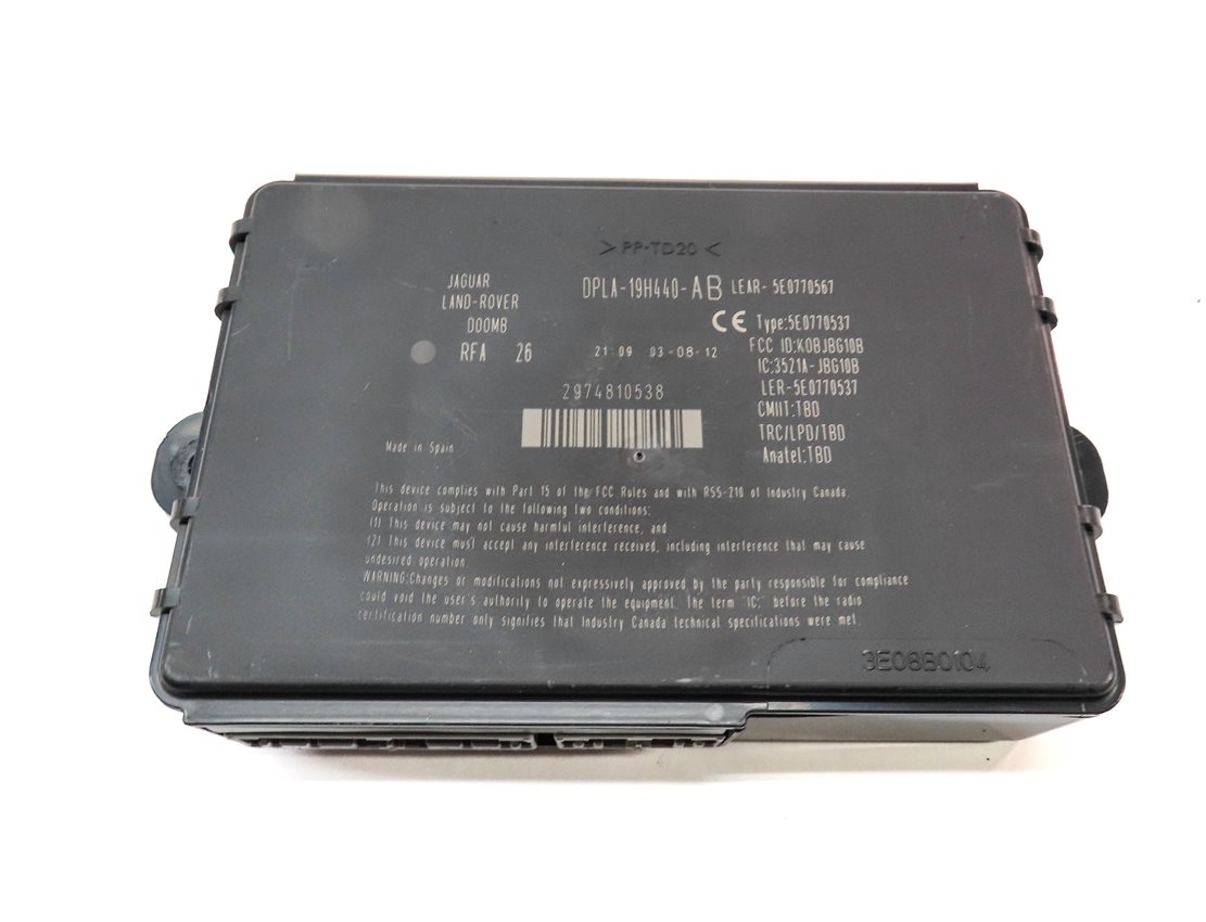 Thumbnail 4: 12-13 RANGE ROVER EVOQUE (L538) 2.0L TURBO ENGINE ECM IMMOBILIZER MODULE KEY SET