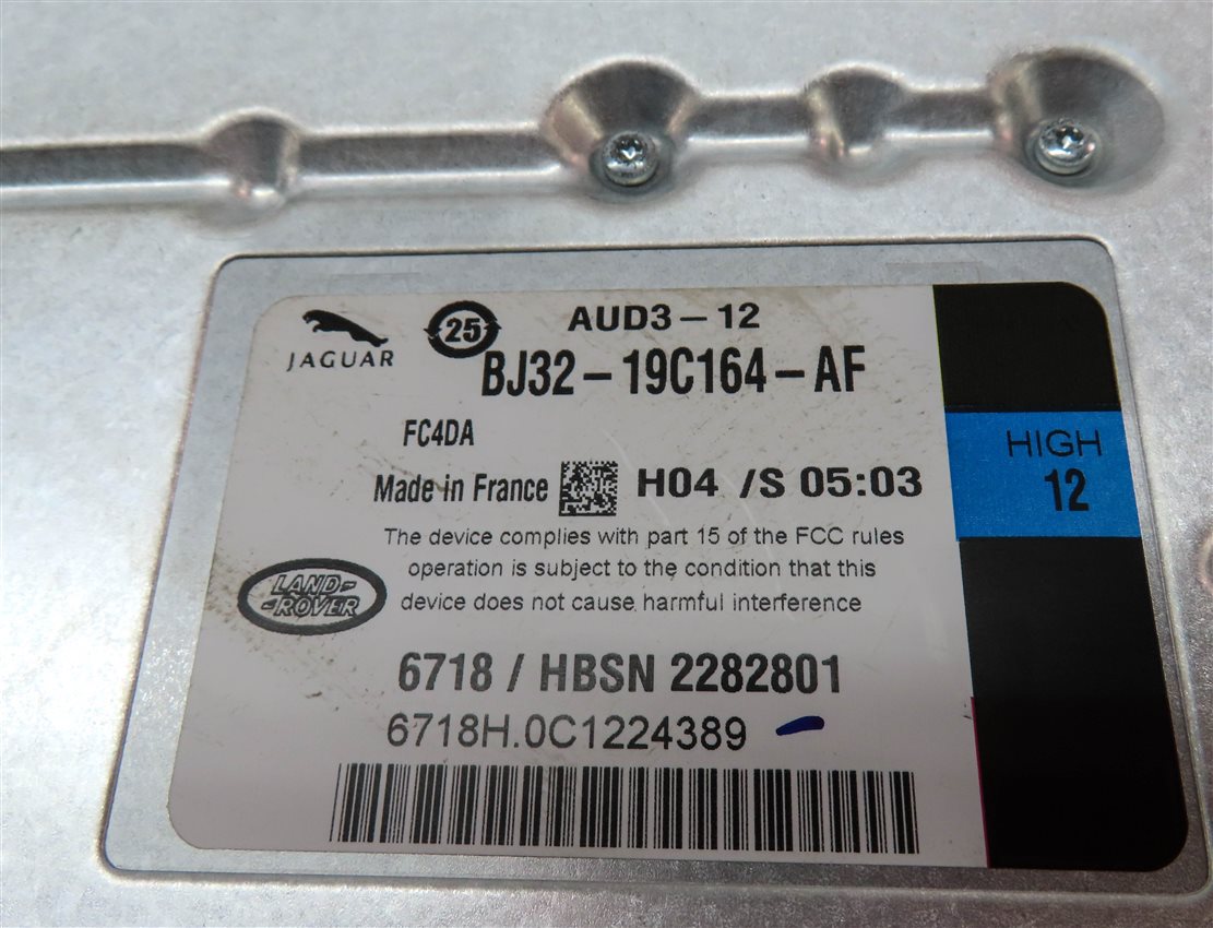 Thumbnail 5: 12-19 JAGUAR XF LAND ROVER LR2 LR4 RANGE ROVER SPORT EVOQUE AMPLIFIER 600 WATT