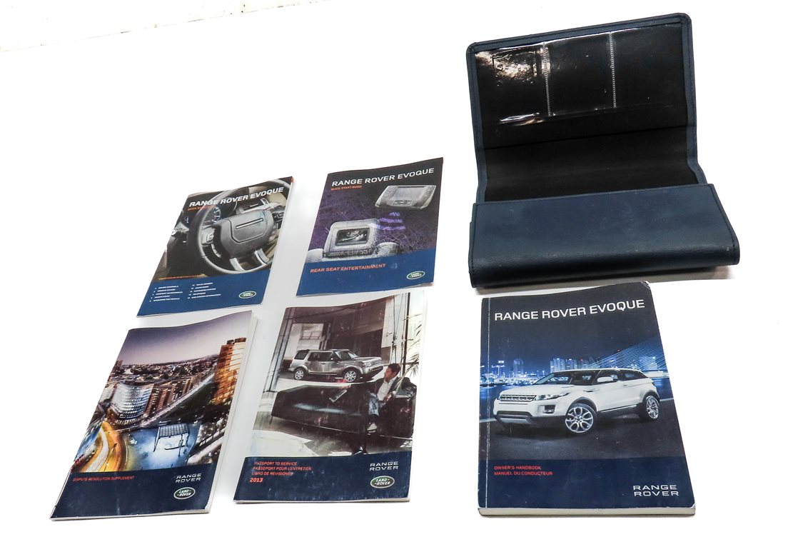 Thumbnail 5: 2013 RANGE ROVER EVOQUE (L538) 2.0L TURBO OWNERS MANUAL BOOKLET SET w/ CASE
