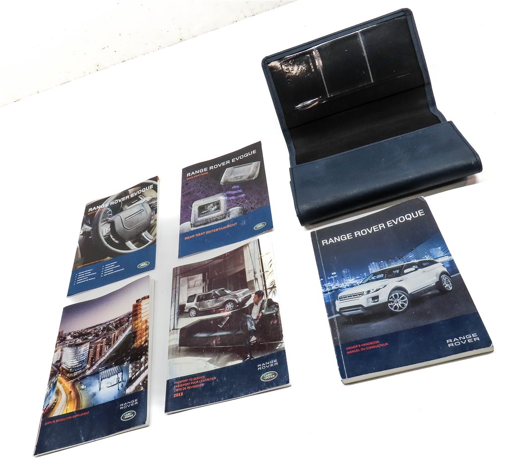 Thumbnail 6: 2013 RANGE ROVER EVOQUE (L538) 2.0L TURBO OWNERS MANUAL BOOKLET SET w/ CASE