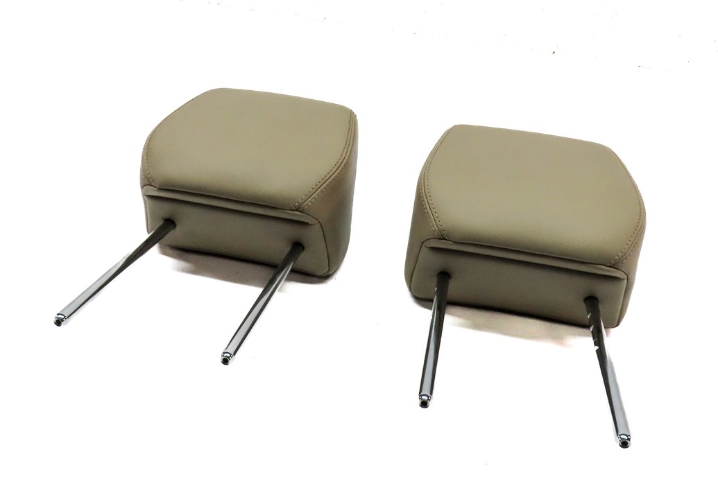 Thumbnail 1: 12-15 LAND RANGE ROVER EVOQUE L538 FRONT LEFT RIGHT SEAT HEADREST SET 2 (Almond)