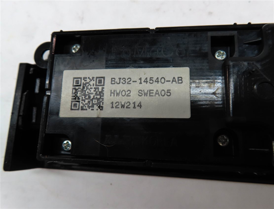 Thumbnail 6: 12-19 RANGE ROVER EVOQUE (L538) 4 DOOR LEFT DRIVER P-FOLD MASTER WINDOW SWITCH