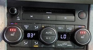 Thumbnail 2: 12-13 RANGE ROVER EVOQUE (L538) HEATER A/C TEMPERATURE CONTROL w/ HEATED SEAT
