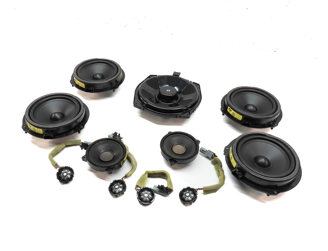 Thumbnail 1: 2013 RANGE ROVER EVOQUE (L538) RADIO STEREO AUDIO SOUND SYSTEM SPEAKER SET/11