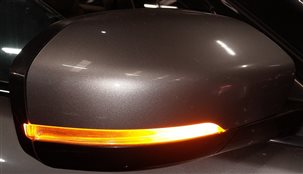 Thumbnail 2: 2012-2013 RANGE ROVER EVOQUE (L538) RIGHT HEATED P-FOLD DOOR MIRROR (Grey)