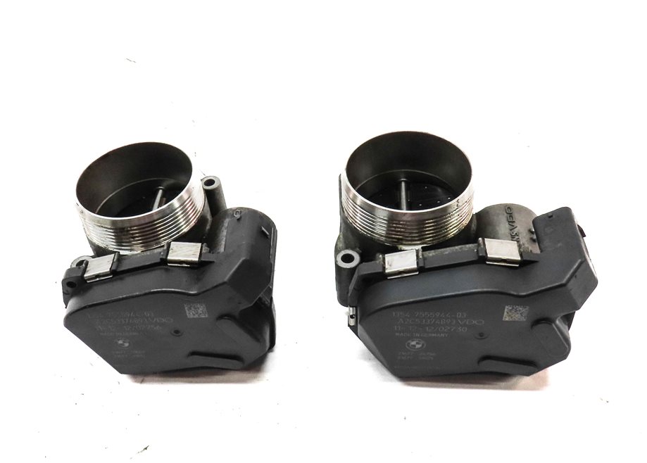 Thumbnail 2: 08-18 BMW 550i 650i 750i B6 B7 M5 M6 X5 X6 4.4L TWIN TURBO THROTTLE BODY SET 2