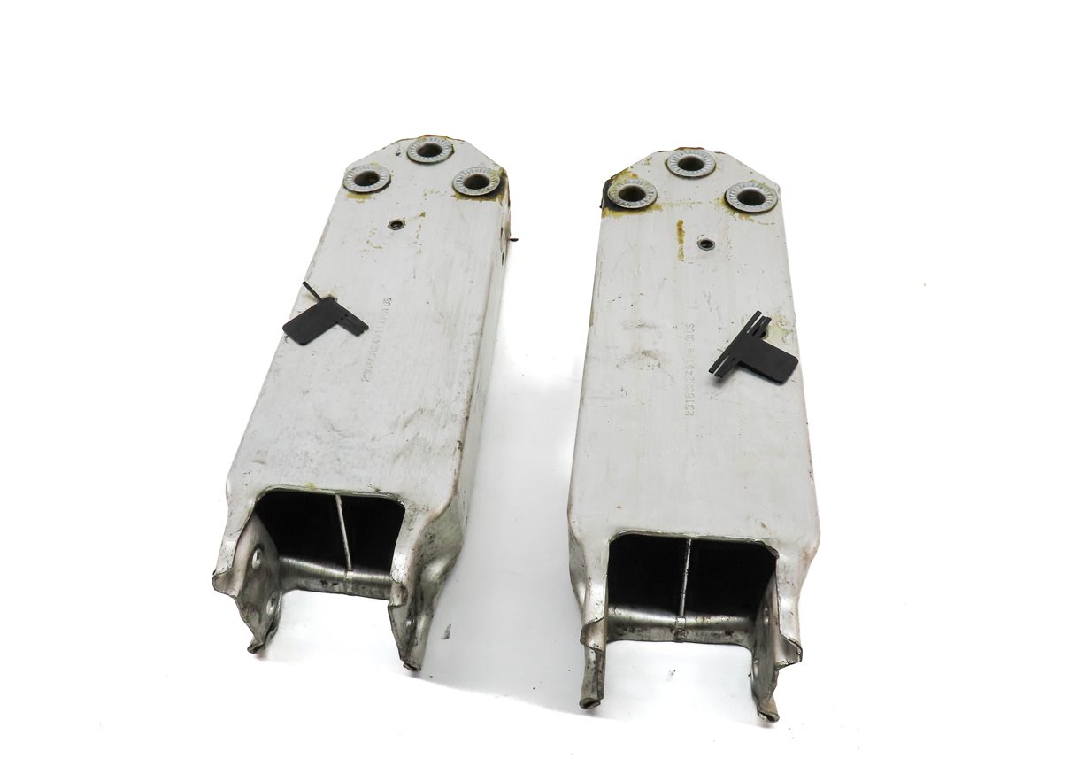 Thumbnail 2: 13-15 BMW 7 SERIES (F01) FRONT LEFT RIGHT BUMPER REINFORCEMENT BAR BRACKET SET 2