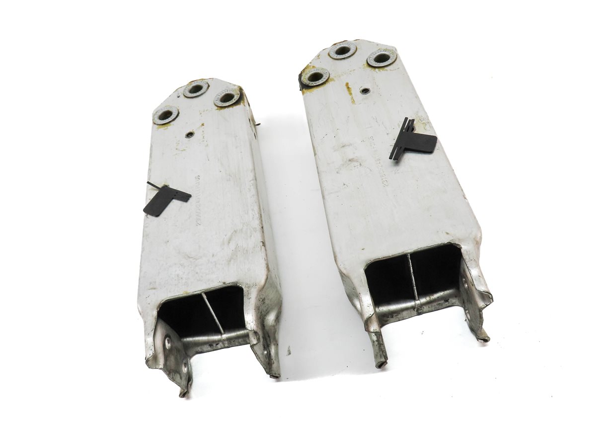 Thumbnail 3: 13-15 BMW 7 SERIES (F01) FRONT LEFT RIGHT BUMPER REINFORCEMENT BAR BRACKET SET 2