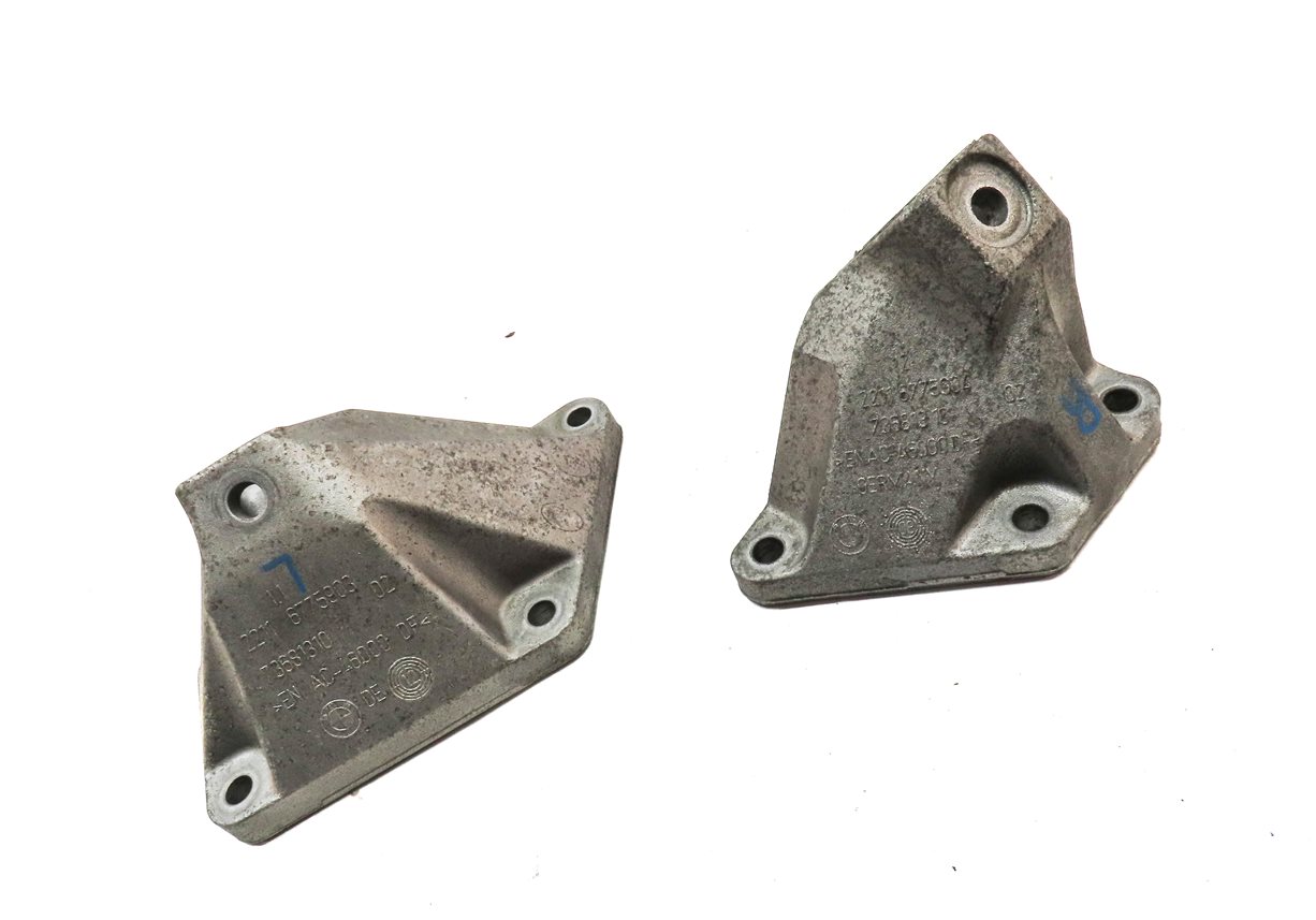 Thumbnail 3: 2013 BMW 750LI (F01) 4.4L (N63) ENGINE LEFT & RIGHT MOTOR MOUNT BRACKET SET 2