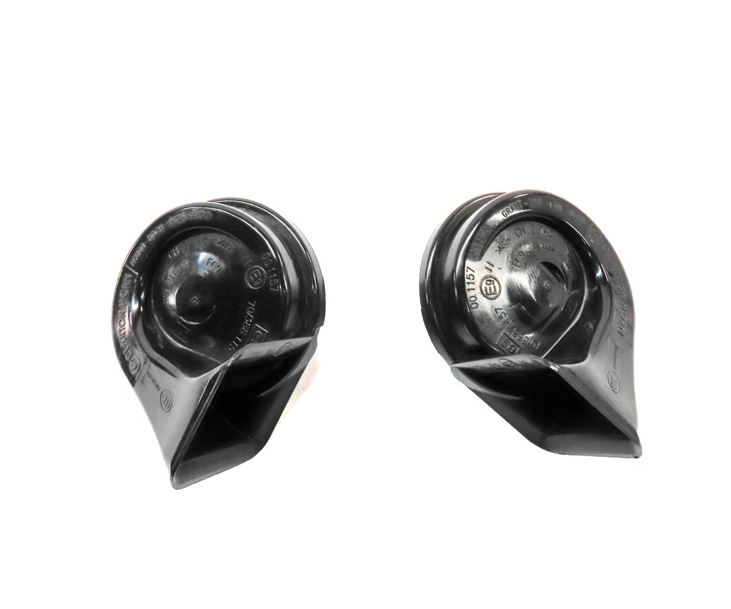 Thumbnail 2: 09-17 BMW 6 7 SERIES (F01 F06) LEFT & RIGHT LOW & HIGH TONE HORN SET 2