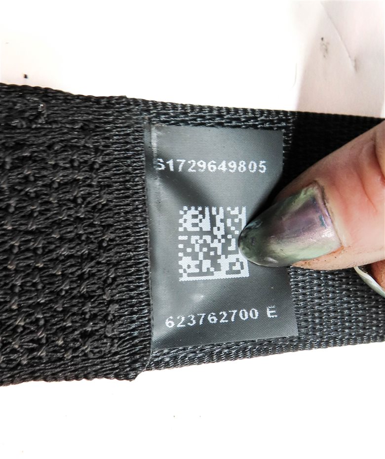 Thumbnail 5: 13-15 BMW 740i 750i 760i (F01 F02 F04) LEFT DRIVER SEATBELT RETRACTOR (Black)