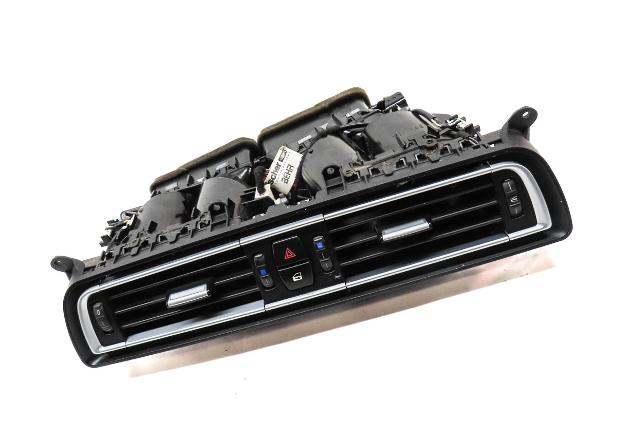 Thumbnail 3: 2013 BMW 750LI (F01) FRONT CENTER DASH HVAC AC HEATER AIR VENT (BLACK)