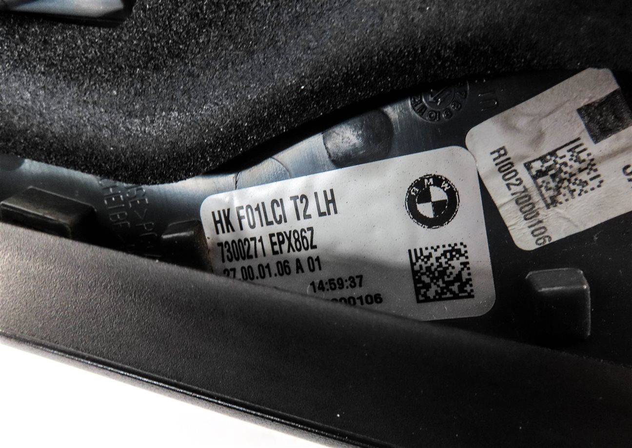 Thumbnail 6: 13-15 BMW 740i 750i 760i ACTIVEHYBRID-7 B7 (F01 F02 F04) LEFT INNER TAILLIGHT