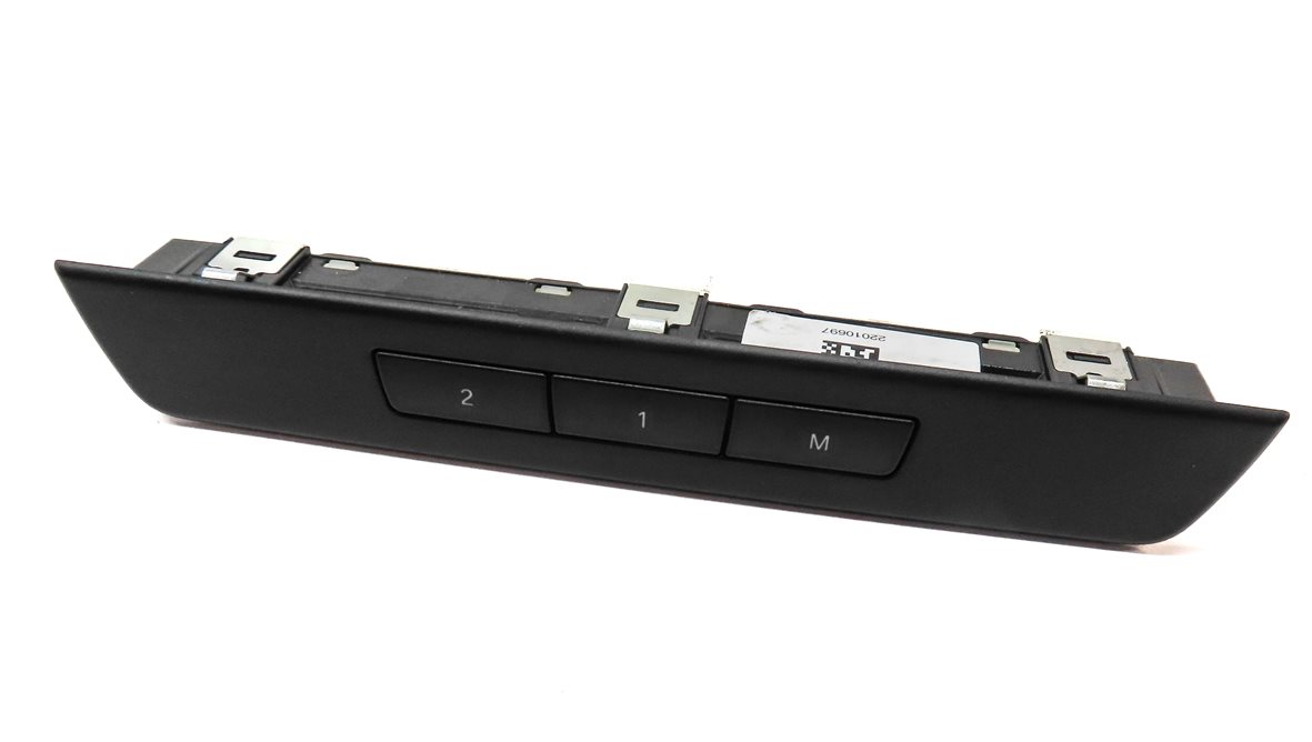 2013 BMW 750LI F01 FRONT RIGHT PASSENGER SEAT MEMORY SWITCH BUTTON PANEL (BLACK)