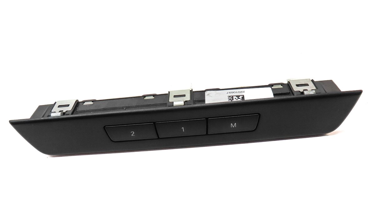Thumbnail 2: 2013 BMW 750LI F01 FRONT RIGHT PASSENGER SEAT MEMORY SWITCH BUTTON PANEL (BLACK)