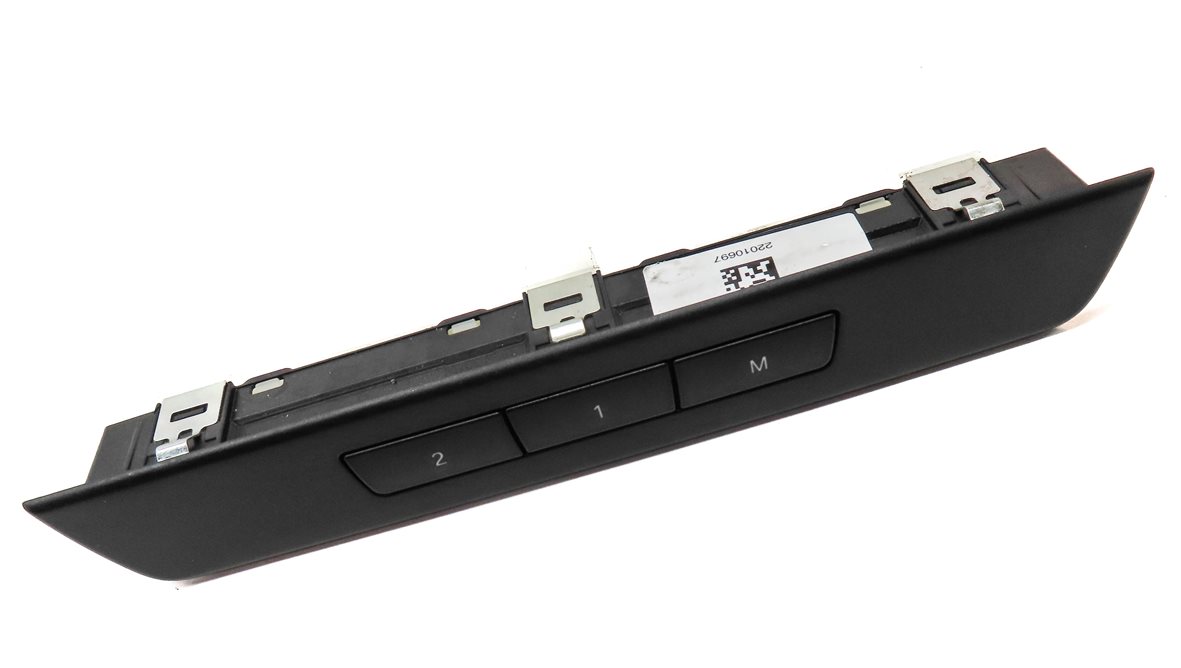 Thumbnail 3: 2013 BMW 750LI F01 FRONT RIGHT PASSENGER SEAT MEMORY SWITCH BUTTON PANEL (BLACK)
