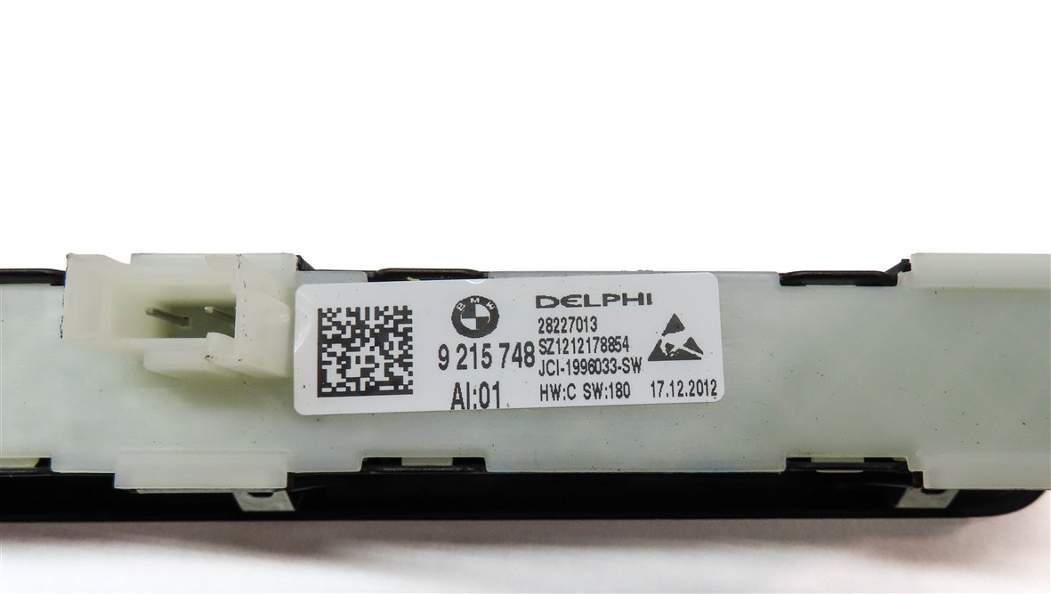 Thumbnail 6: 2013 BMW 750LI F01 FRONT RIGHT PASSENGER SEAT MEMORY SWITCH BUTTON PANEL (BLACK)