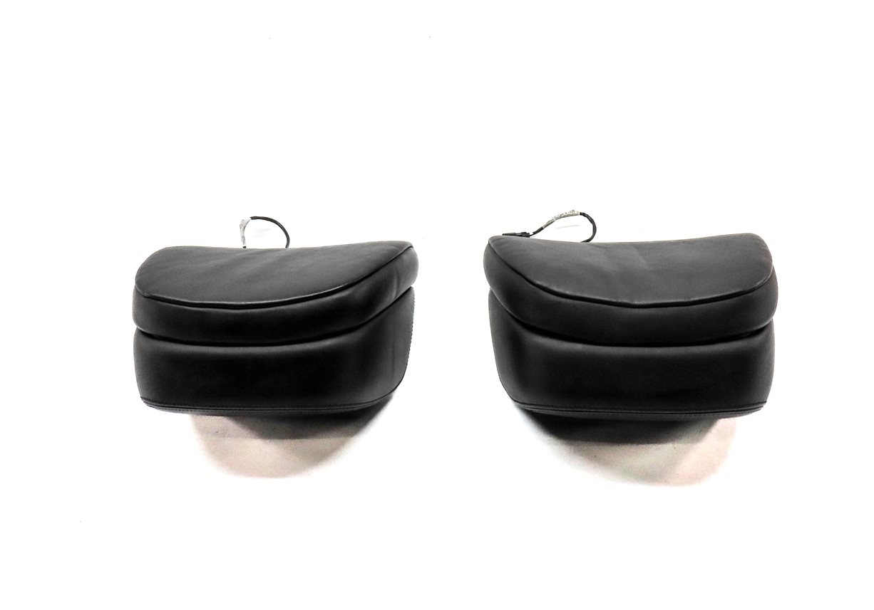 Thumbnail 4: 13-15 BMW 7 SERIES F01 FRONT LEFT DRIVER & RIGHT PASSENGER HEADREST SET2 (Black)