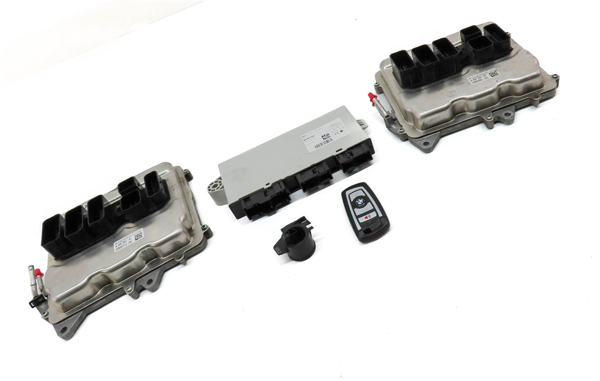 Thumbnail 3: 13 BMW 550iGT 750i ALPINA B7 13-14 650i 4.4L N63 TURBO DME CAS 4 MODULE SET/5