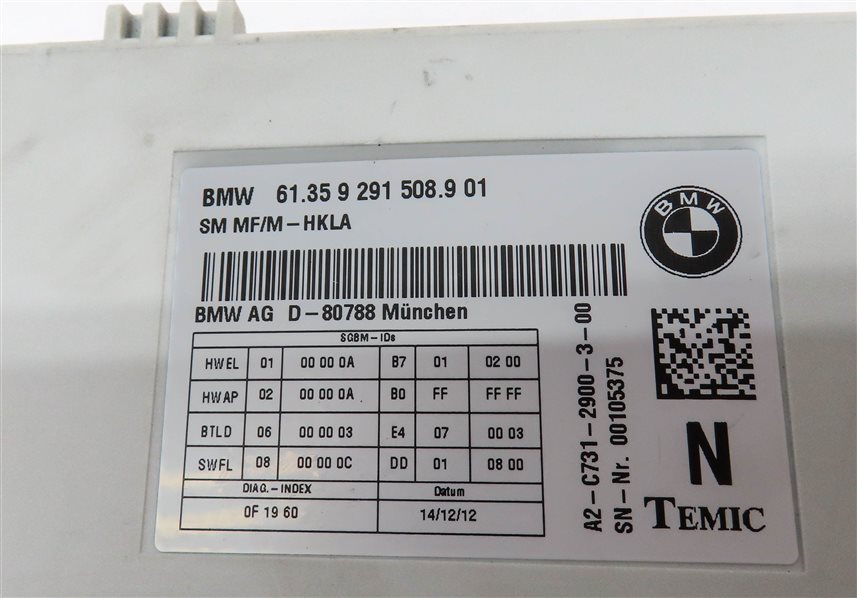 Thumbnail 4: 2012-2019 BMW 3 5 7 M5 M6 X3 X4 FRONT LEFT OR RIGHT MEMORY SEAT CONTROL MODULE