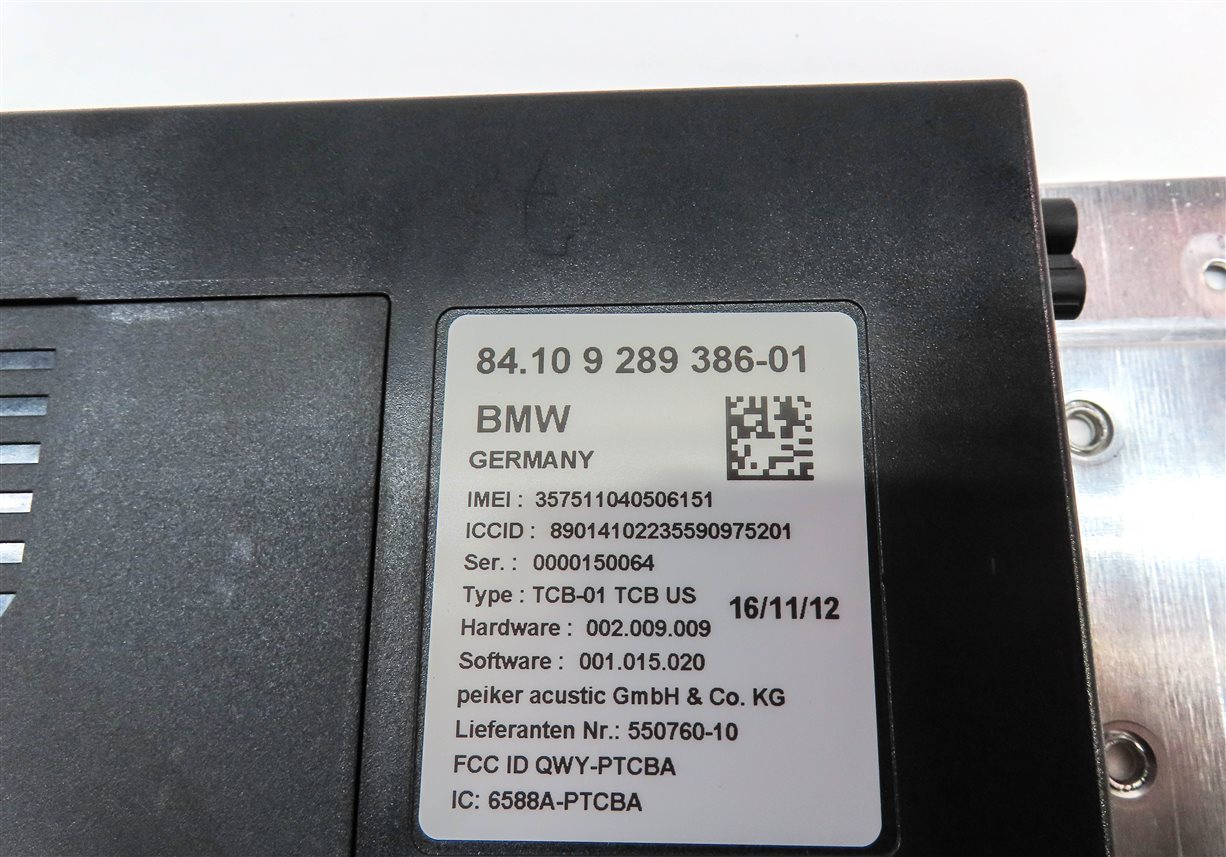 Thumbnail 4: 2013 BMW 750LI F01 BLUETOOTH BLUE TOOTH COMMUNICATION CELL PHONE CONTROL MODULE