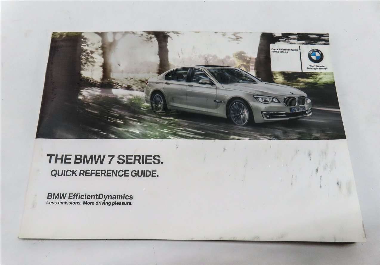 Thumbnail 10: 2013 BMW 750LI (F01) OWNERS MANUAL BOOKLET SET 7 w/ CARRYING CARRY CASE