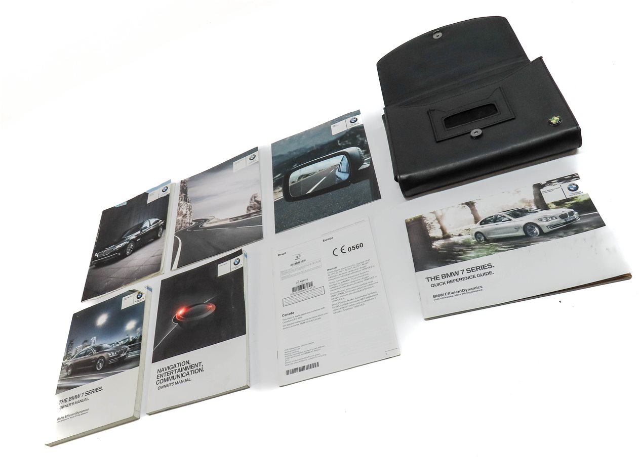 Thumbnail 3: 2013 BMW 750LI (F01) OWNERS MANUAL BOOKLET SET 7 w/ CARRYING CARRY CASE