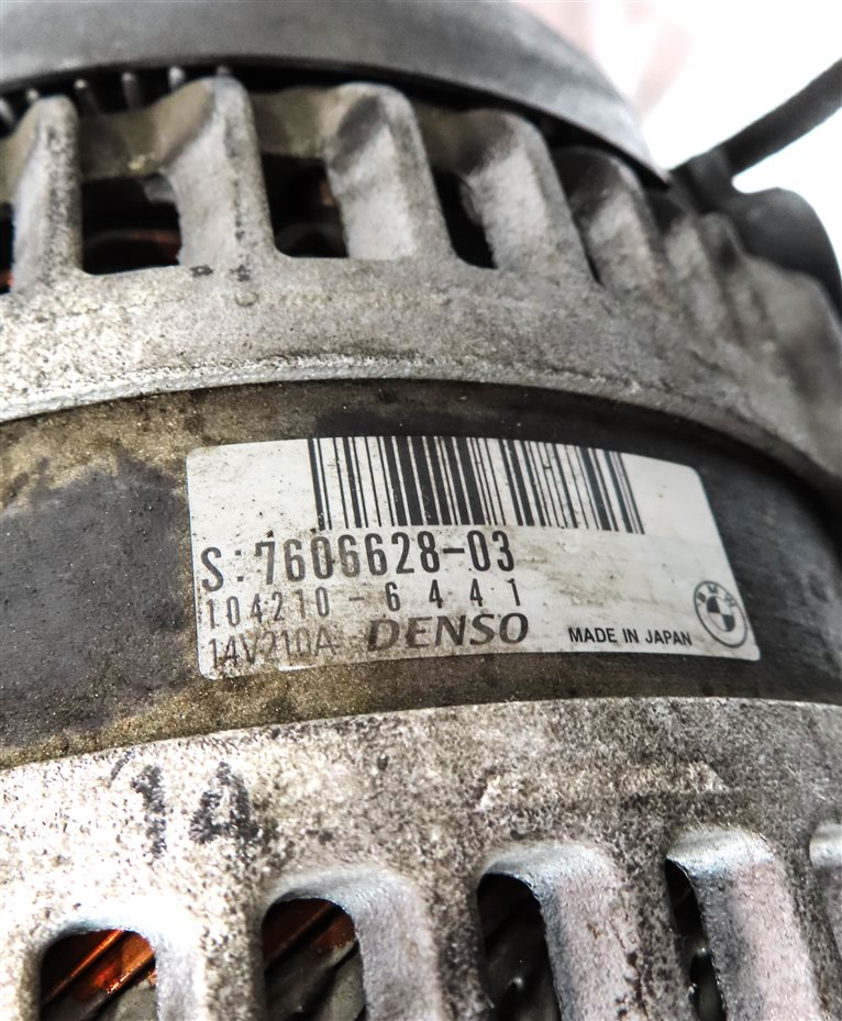 Thumbnail 7: 12-19 BMW 5 6 7 X5 X6 M5 M6 (F06 F10 F12 F15 F16 F85) 4.4L ALTERNATOR (210 AMP)