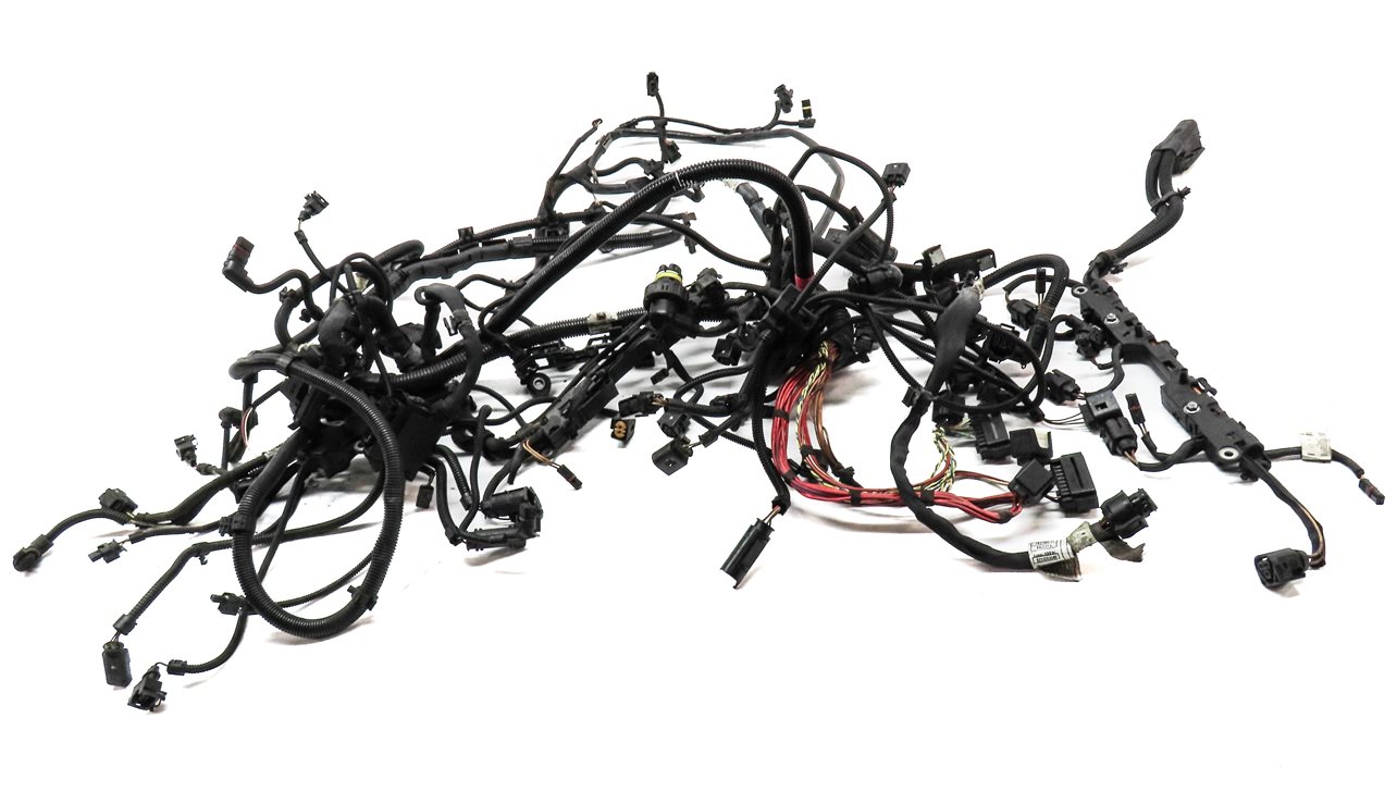 Thumbnail 2: 2013 BMW 750LI (F01) 4.4L (N63) ENGINE WIRE WIRING HARNESS