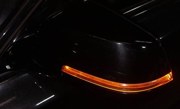 Thumbnail 2: 13-15 BMW 7 SERIES (F01 F02 F04) LEFT HEATED MEMORY P-FOLD DOOR MIRROR (Black)