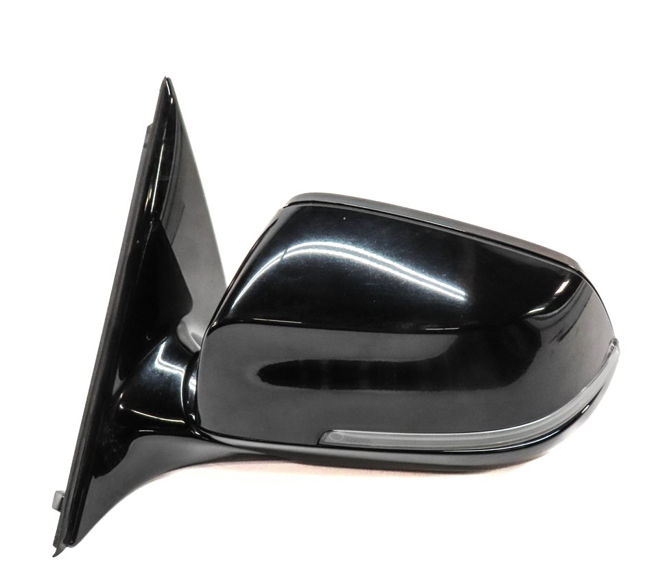 Thumbnail 6: 13-15 BMW 7 SERIES (F01 F02 F04) LEFT HEATED MEMORY P-FOLD DOOR MIRROR (Black)
