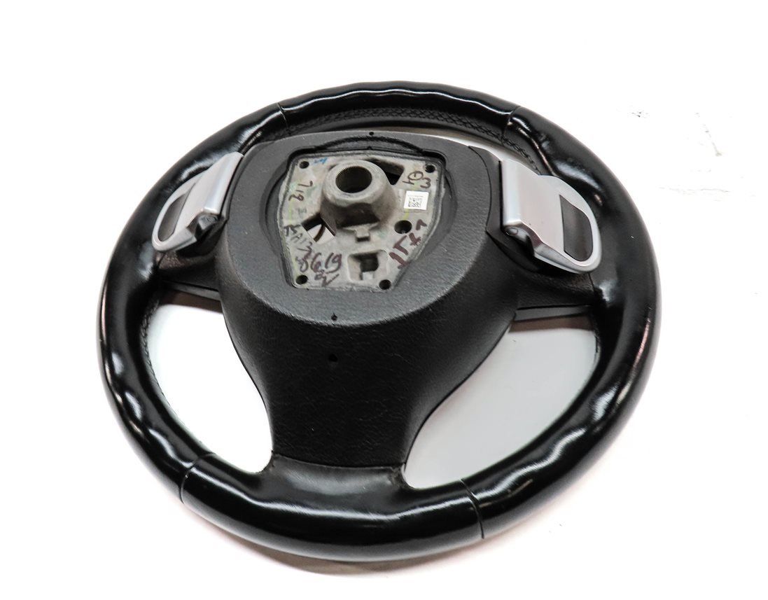Thumbnail 5: 11-13 BMW 5 6 7 SERIES F01 F10 3 SPOKE M SPORT STEERING WHEEL w/ PADDLES (Black)