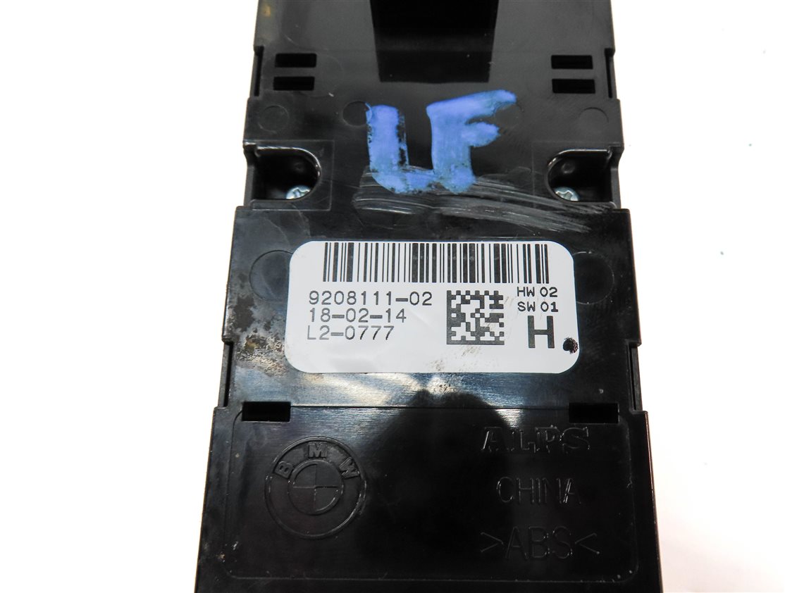 Thumbnail 7: 2012-2019 BMW 3 4 M3 X3 X4 SERIES FRONT LEFT DRIVER WINDOW SWITCH P-FOLD (BLACK)