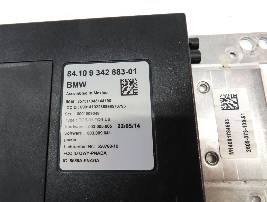 Thumbnail 4: 2014 BMW 320I (F30) BLUETOOTH BLUE TOOTH TELEMATICS COMMUNICATION CONTROL MODULE