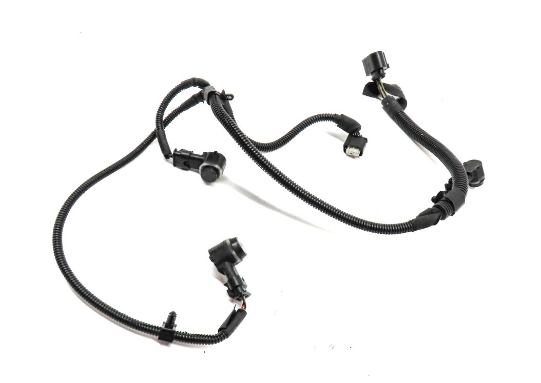 2010 PORSCHE PANAMERA S (970) FRONT LEFT PDC PARK SENSOR SET-3 w/ HARNESS (Grey)