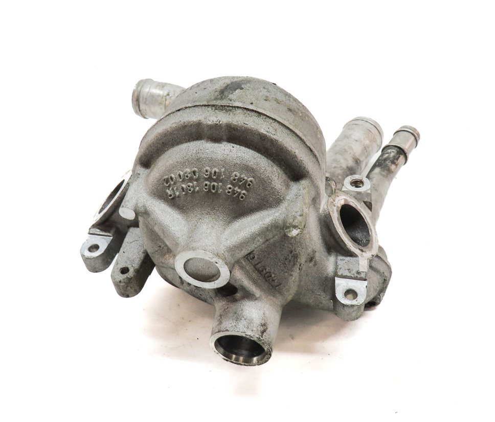 Thumbnail 4: 2010 PORSCHE PANAMERA (970) 4.8L M48 V8 ENGINE THERMOSTAT HOUSING PIPE TUBE