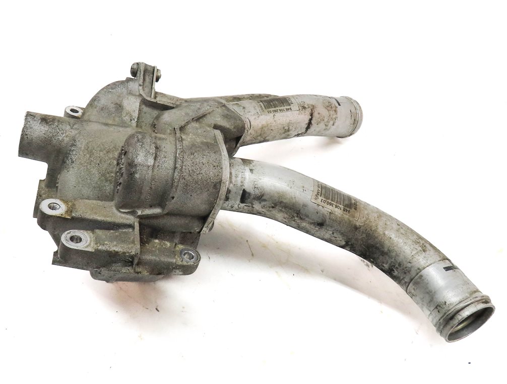 Thumbnail 6: 2010 PORSCHE PANAMERA (970) 4.8L M48 V8 ENGINE THERMOSTAT HOUSING PIPE TUBE