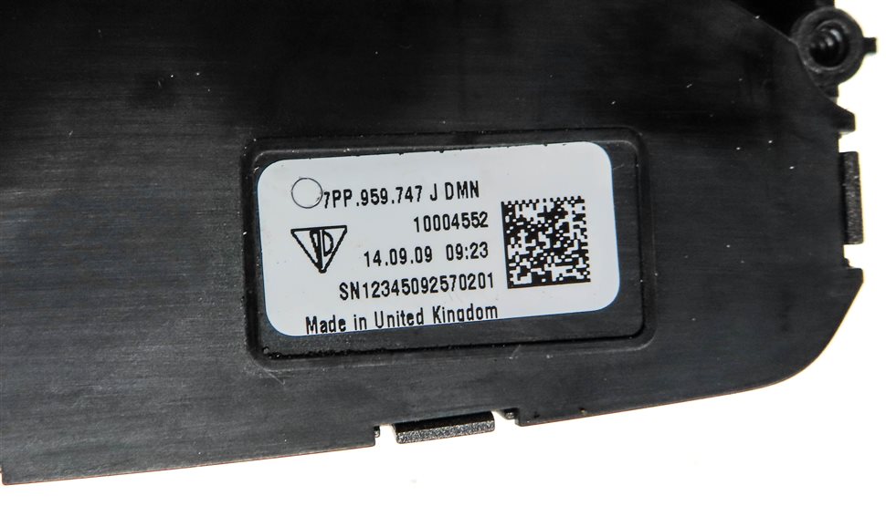 Thumbnail 6: 2010 PORSCHE PANAMERA (970 G1) FRONT LEFT DRIVER SEAT ADJUST ADJUSTMENT SWITCH